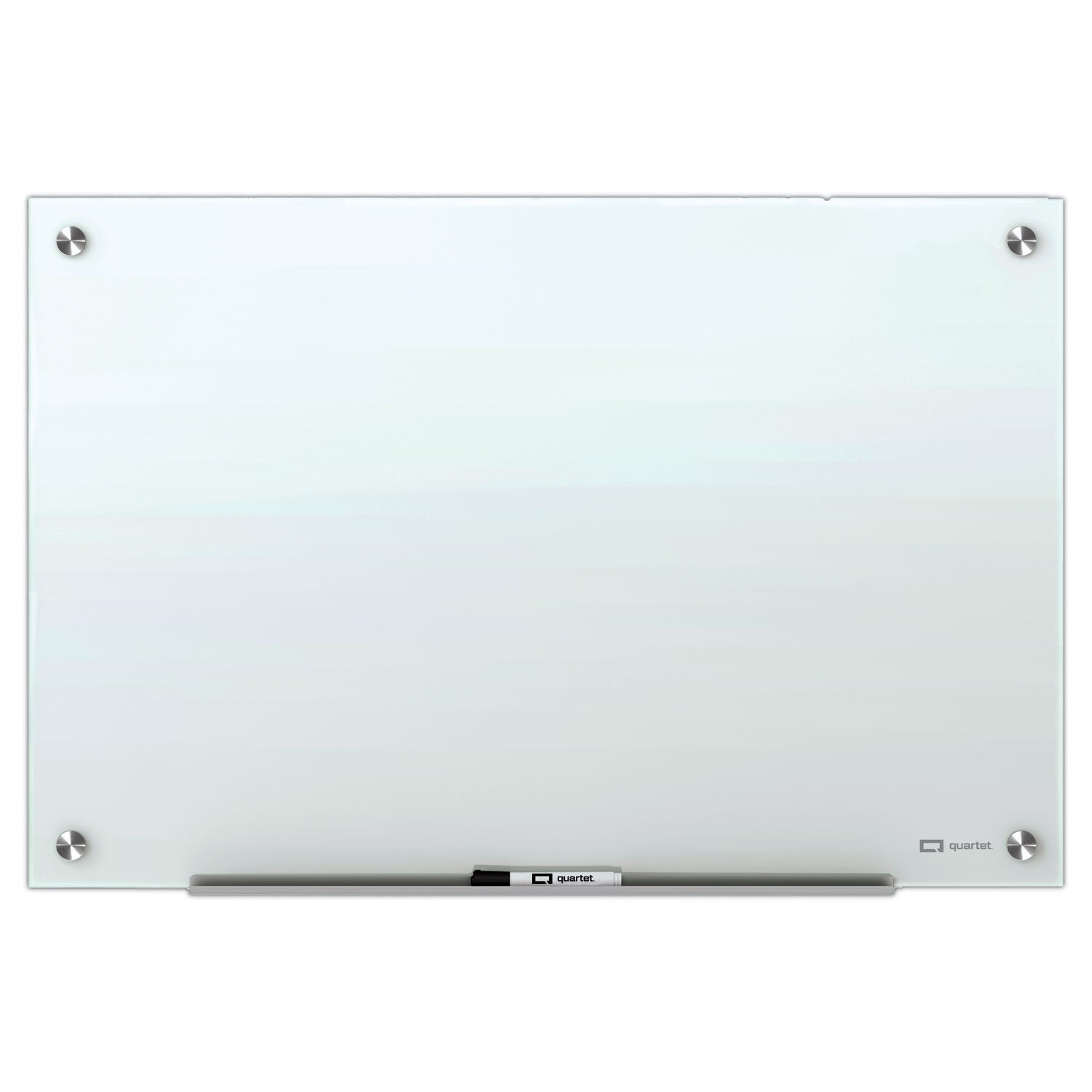 Quartet Brilliance Glass Dry-Erase Boards, 36 x 24, White Surface