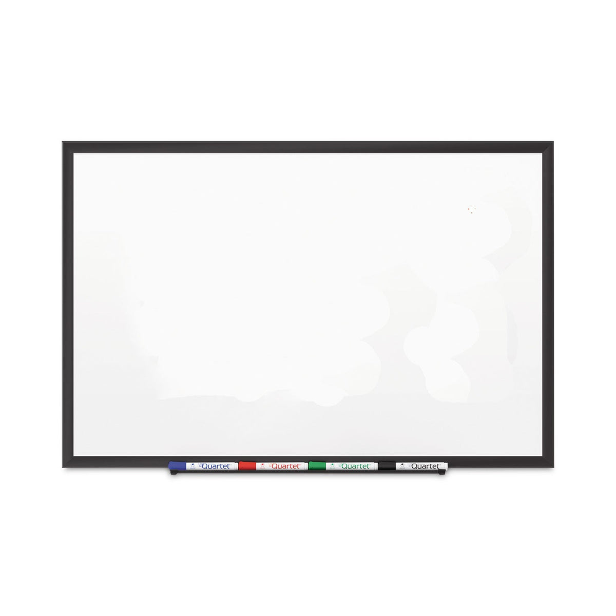 Quartet Classic Porcelain Magnetic Whiteboard, 72 x 48, Black Aluminum Frame