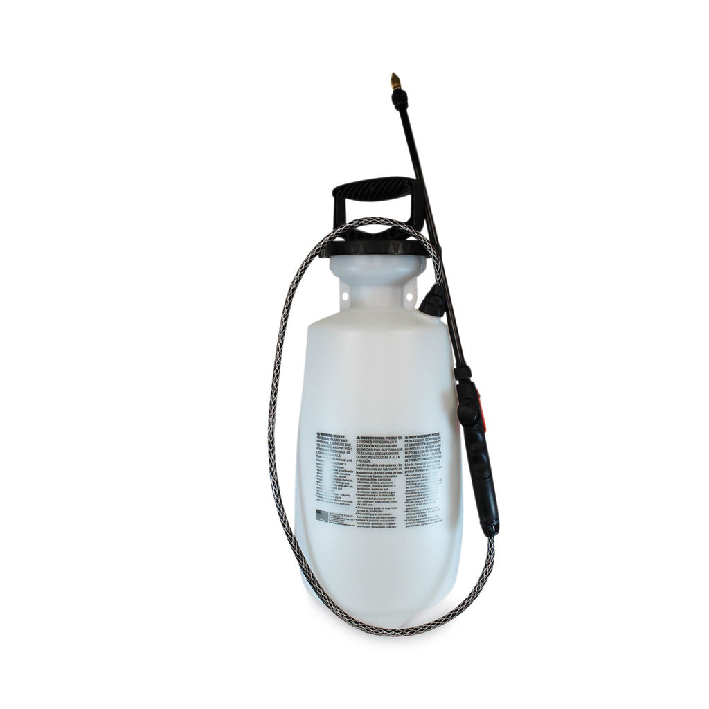 TOLCO 2 Gallon Valu Mist Tank Sprayer, 0.38" x 32" Hose, White