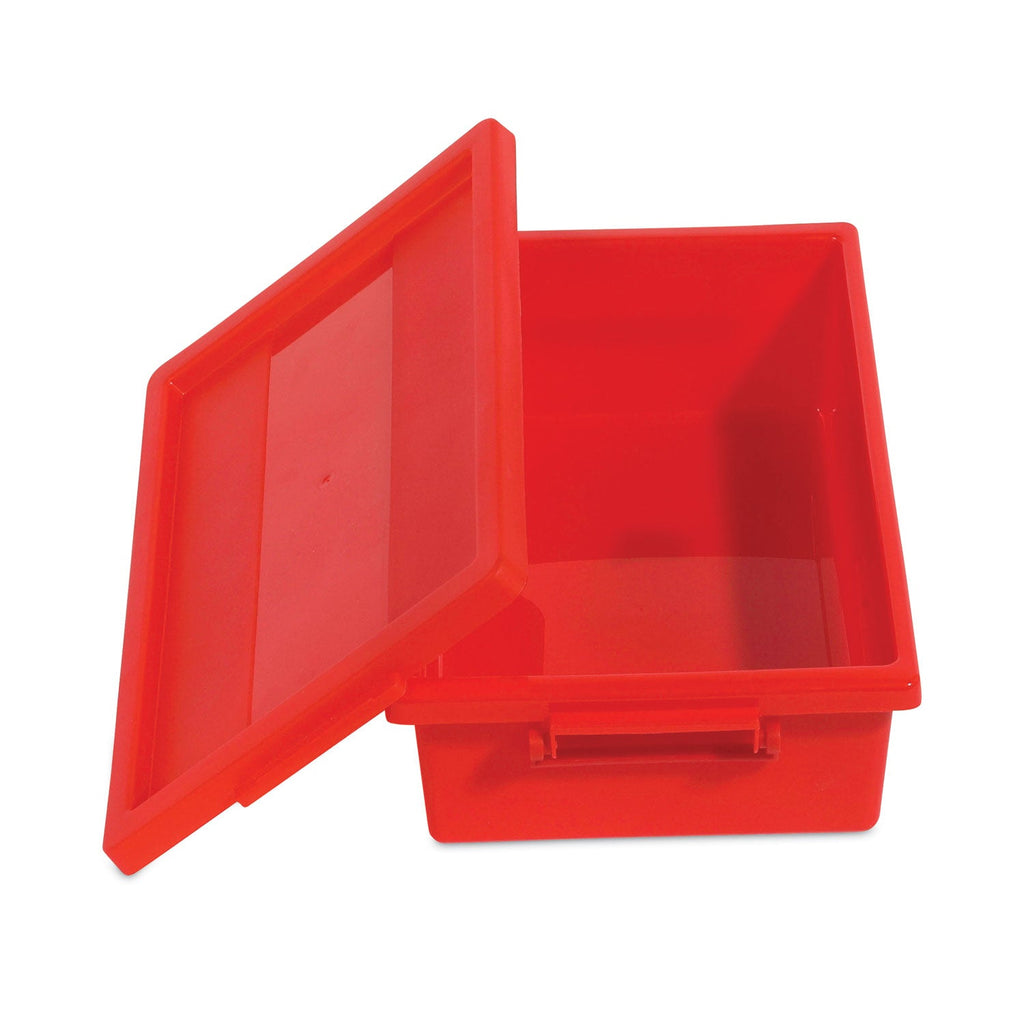 deflecto Little Artist Antimicrobial 2.5 Qt Tote, Red