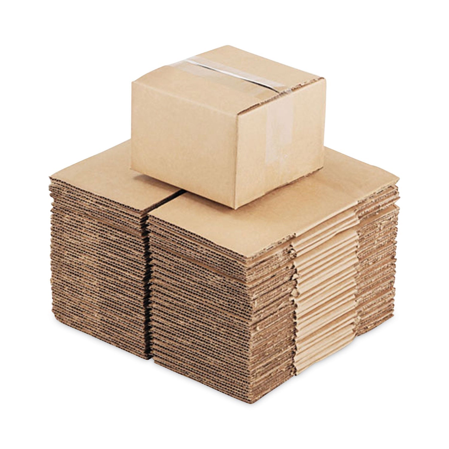 Universal Cubed Fixed-Depth Brown Corrugated Shipping Boxes, Regular Slotted Container, Large, 11" x 15" x 6", Brown Kraft, 25/Bundle