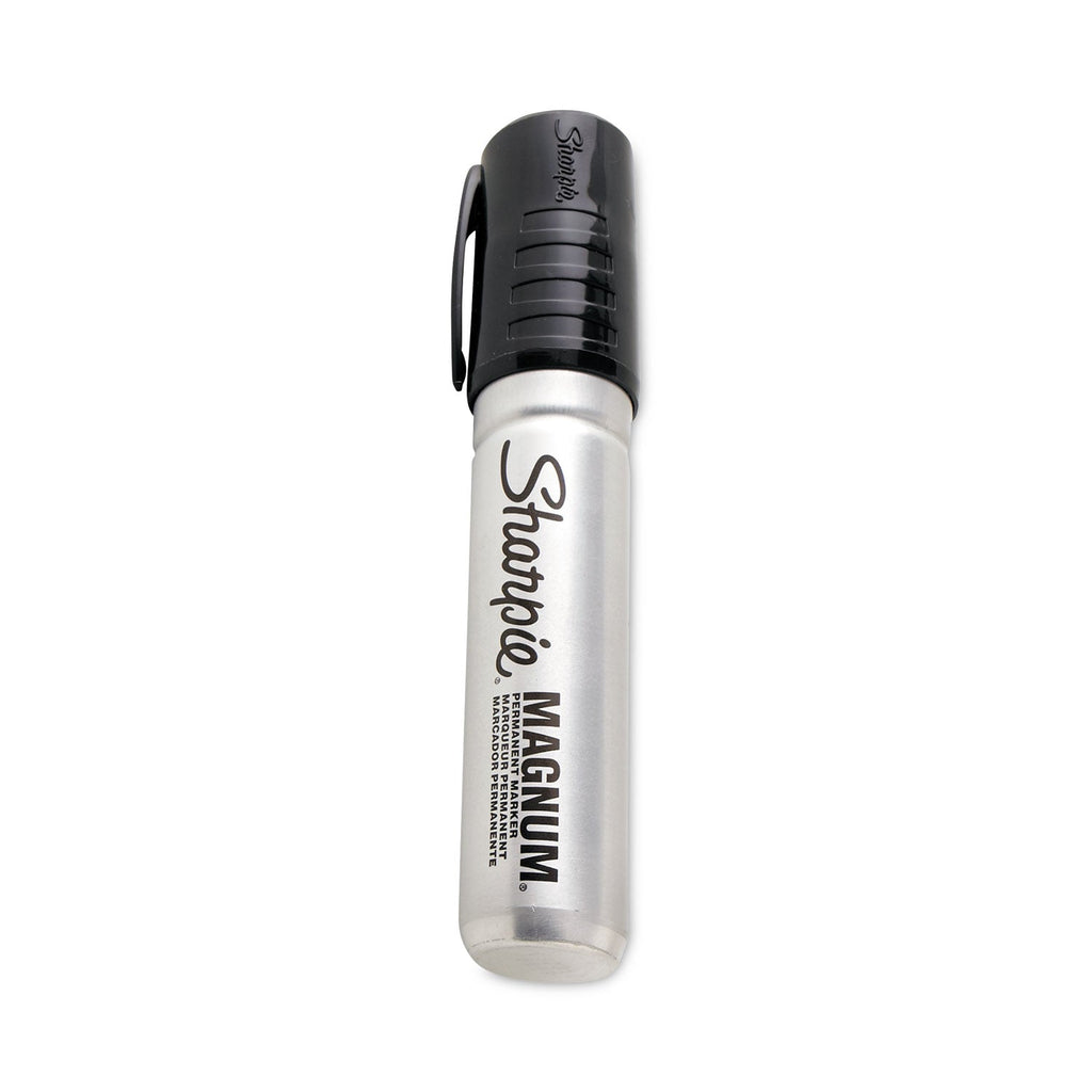 Sharpie Magnum Permanent Marker, Broad Chisel Tip, Black, Dozen