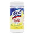 LYSOL Disinfecting Wipes, 7 x 7.25, Lemon and Lime Blossom, 80 Wipes/Canister, 3 Canisters/Pack