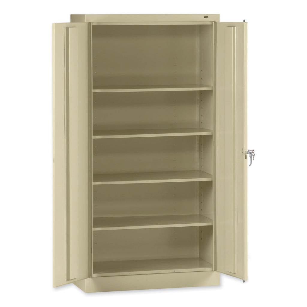 Tennsco 72" High Standard Cabinet (Unassembled), 36 x 18 x 72, Putty
