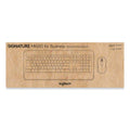 Logitech Signature MK650 Wireless Keyboard and Mouse Combo for Business, 2.4 GHz Frequency/32 ft Wireless Range, Off White