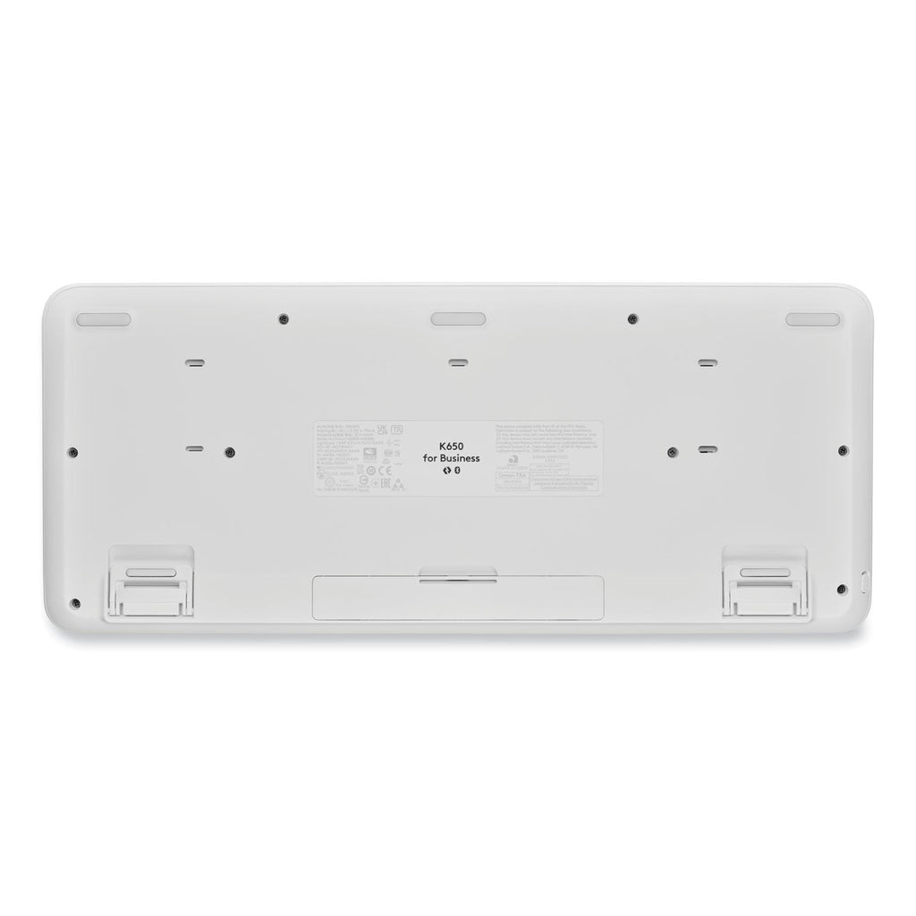 Logitech Signature MK650 Wireless Keyboard and Mouse Combo for Business, 2.4 GHz Frequency/32 ft Wireless Range, Off White