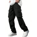 Men's Leisure Cargo Drawstring Pants