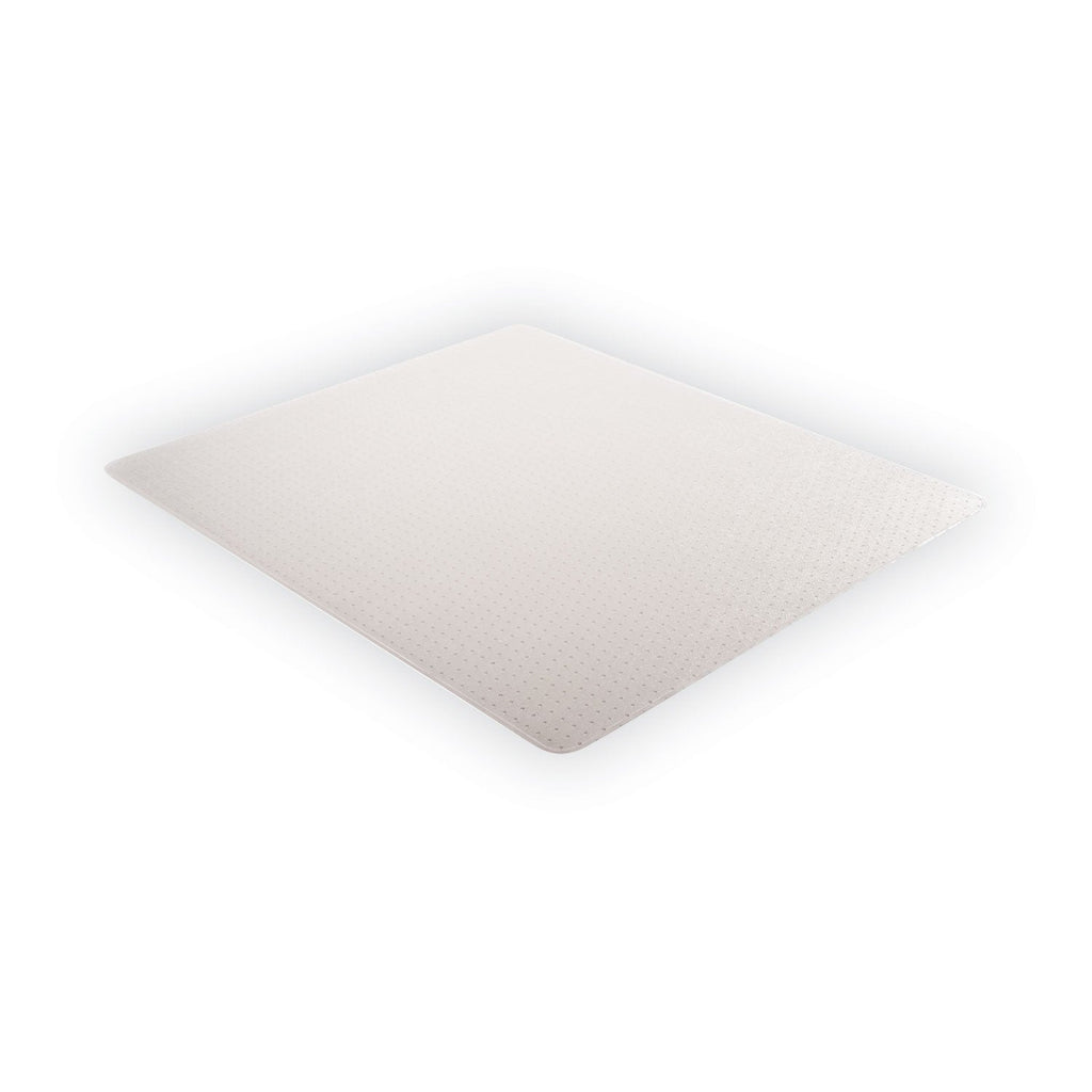 deflecto DuraMat Moderate Use Chair Mat for Low Pile Carpet, 36 x 48, Rectangular, Clear