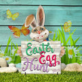 Easter Egg Hunt Bunny Yard Sign by G. DeBrekht - Easter Spring Decor - 8154423-2F