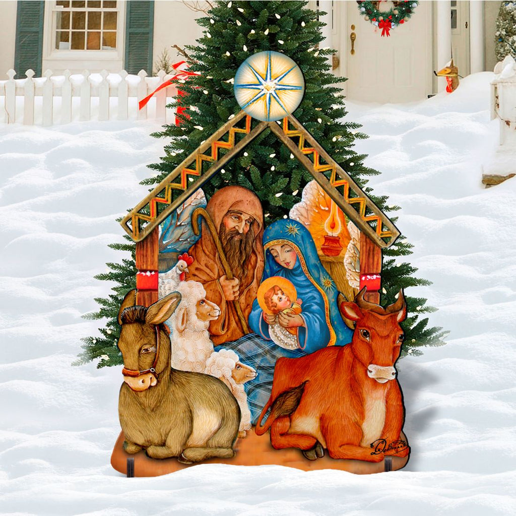 Nativity Outdoor Décor by G. DeBrekht - Nativity Holiday Décor - 8114030F