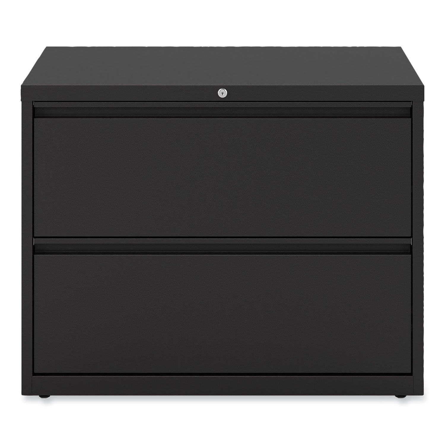 Alera Lateral File, 2 Legal/Letter-Size File Drawers, Black, 36" x 18" x 28"