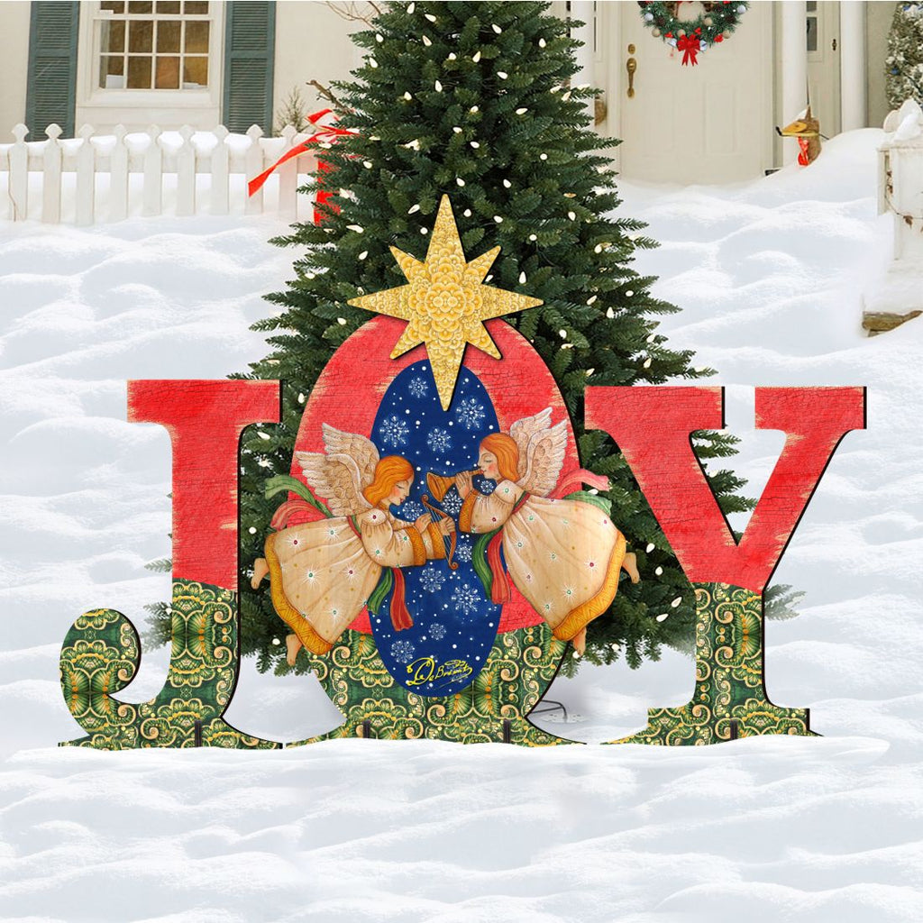 Joy Angels Outdoor Nativity Set  by G. DeBrekht - Nativity Holiday Décor - 8121455F-S3M