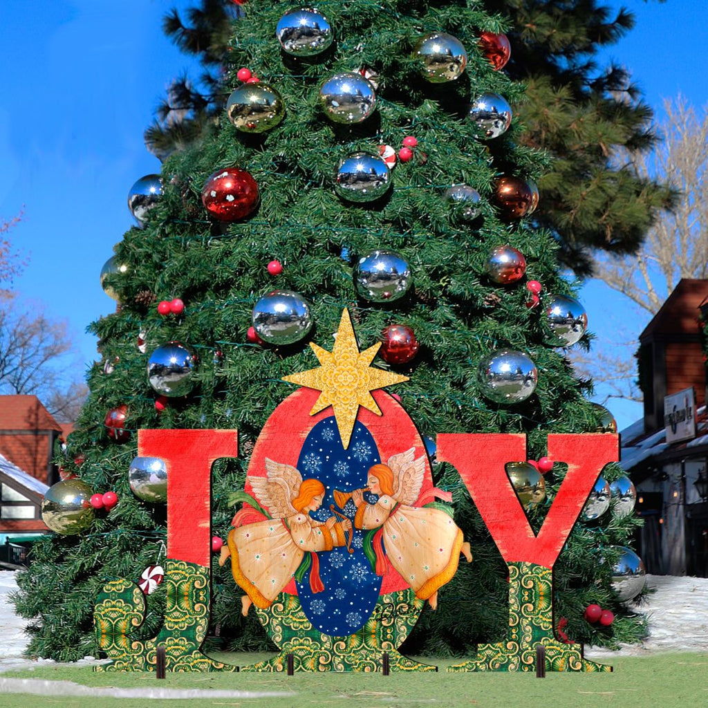 Joy Angels Outdoor Nativity Set  by G. DeBrekht - Nativity Holiday Décor - 8121455F-S3M