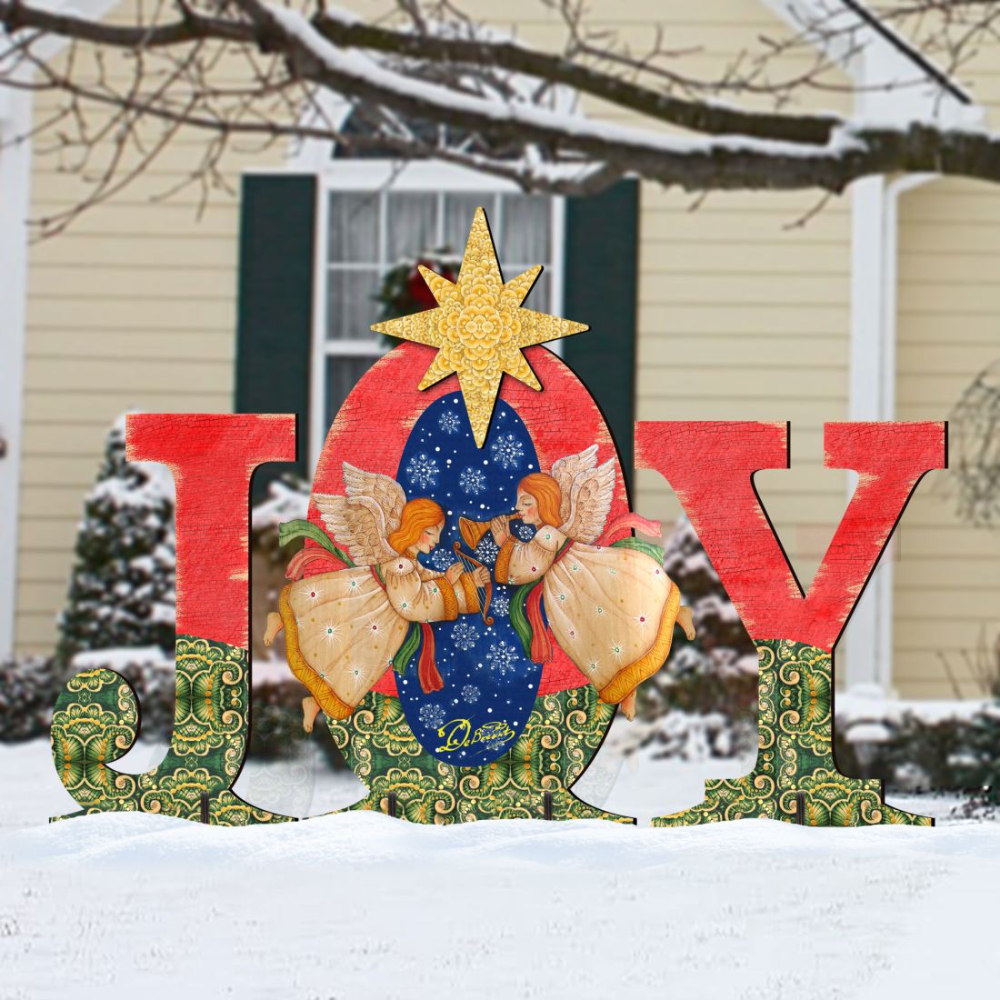 Joy Angels Outdoor Nativity Set  by G. DeBrekht - Nativity Holiday Décor - 8121455F-S3M