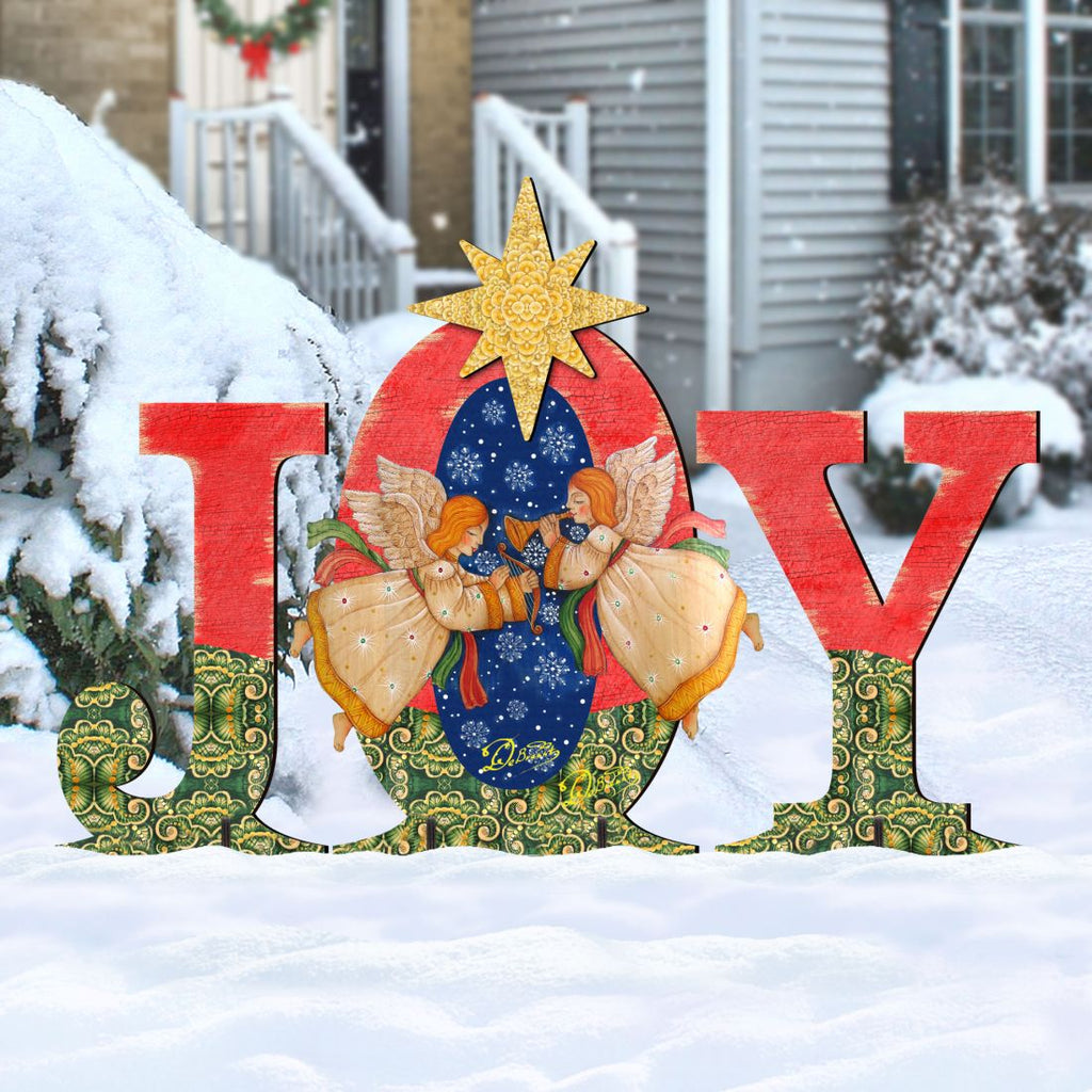 Joy Angels Outdoor Nativity Set  by G. DeBrekht - Nativity Holiday Décor - 8121455F-S3M