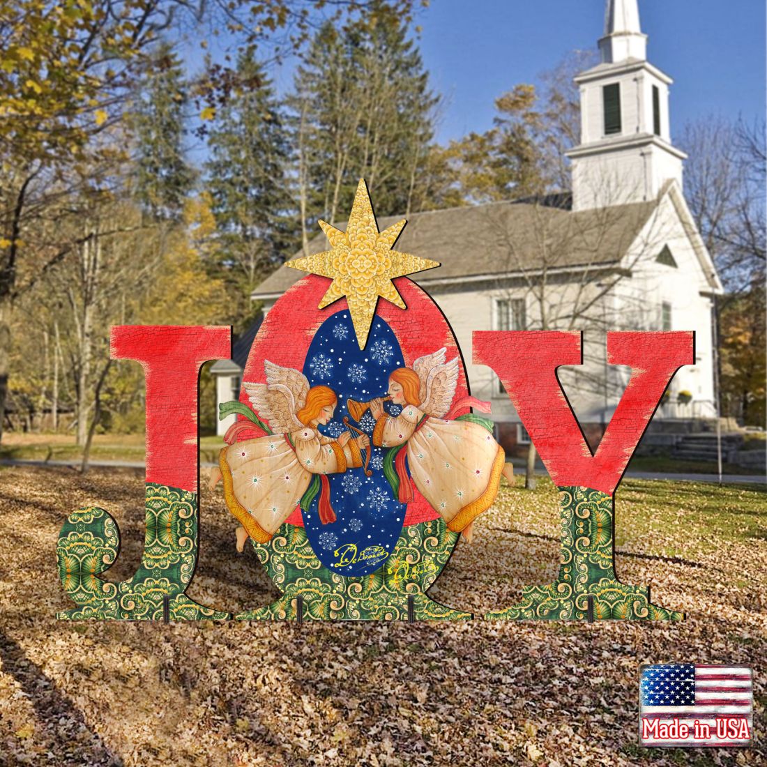 Joy Angels Outdoor Nativity Set  by G. DeBrekht - Nativity Holiday Décor - 8121455F-S3M