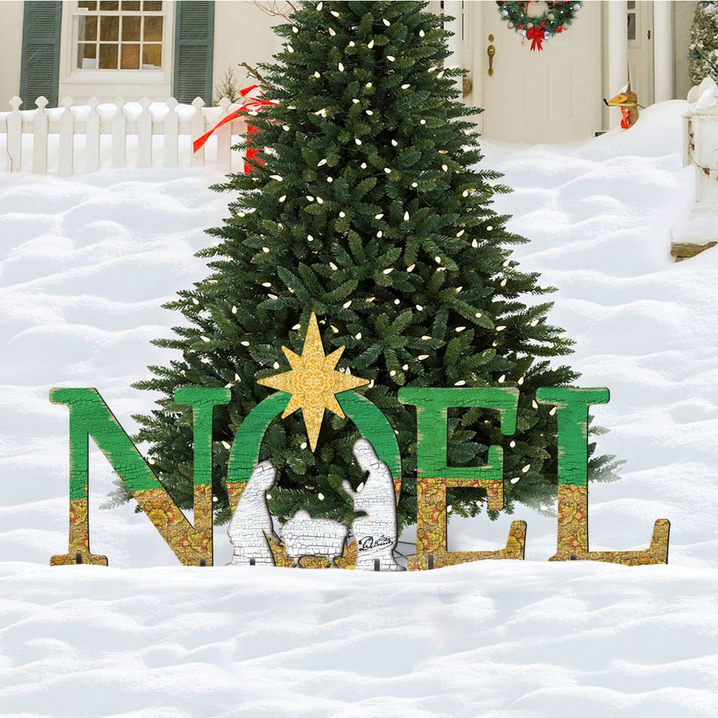 Noel Outdoor Nativity Set  by G. DeBrekht - Nativity Holiday Décor - 8121457F-S4L