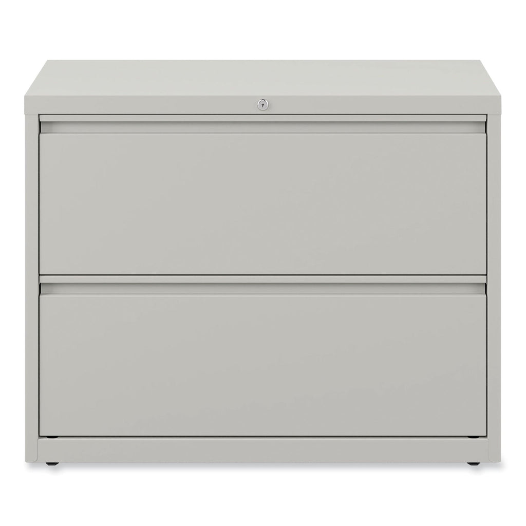 Alera Lateral File, 2 Legal/Letter-Size File Drawers, Light Gray, 36" x 18" x 28"