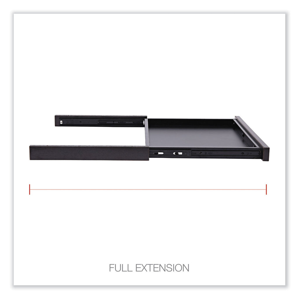 Alera Valencia Series Center Drawer, Laminate, 24.5w x 15d x 2h, Espresso