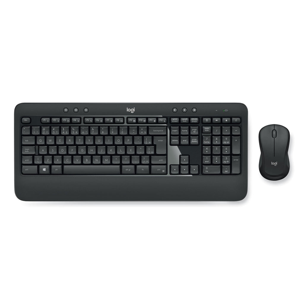 Logitech MK540 Wireless Combo, 2.4 GHz Frequency/30 ft Wireless Range, Black