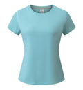 Quick-drying Crewneck T-shirt Summer Short-sleeve Work Uniform