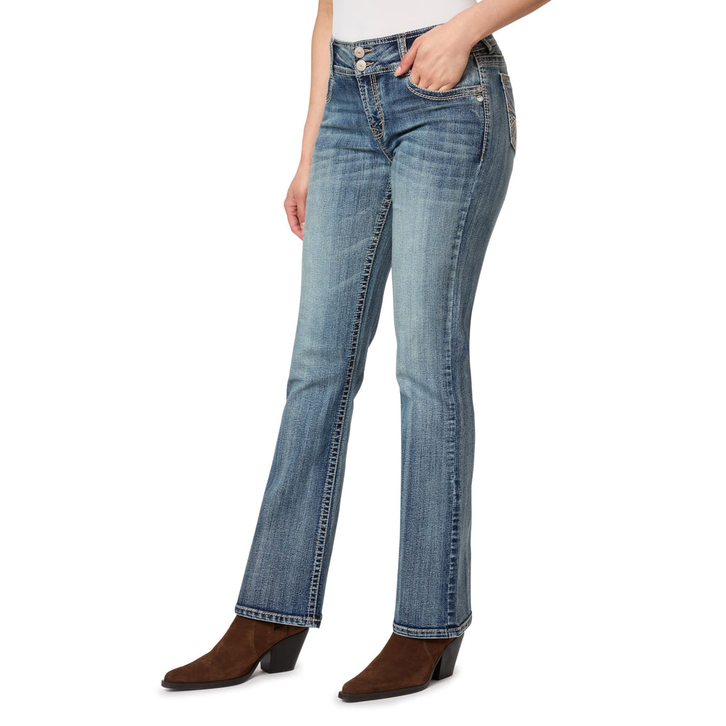 WallFlower Luscious Curvy Bootcut Jeans for Women, Sizes 0-24