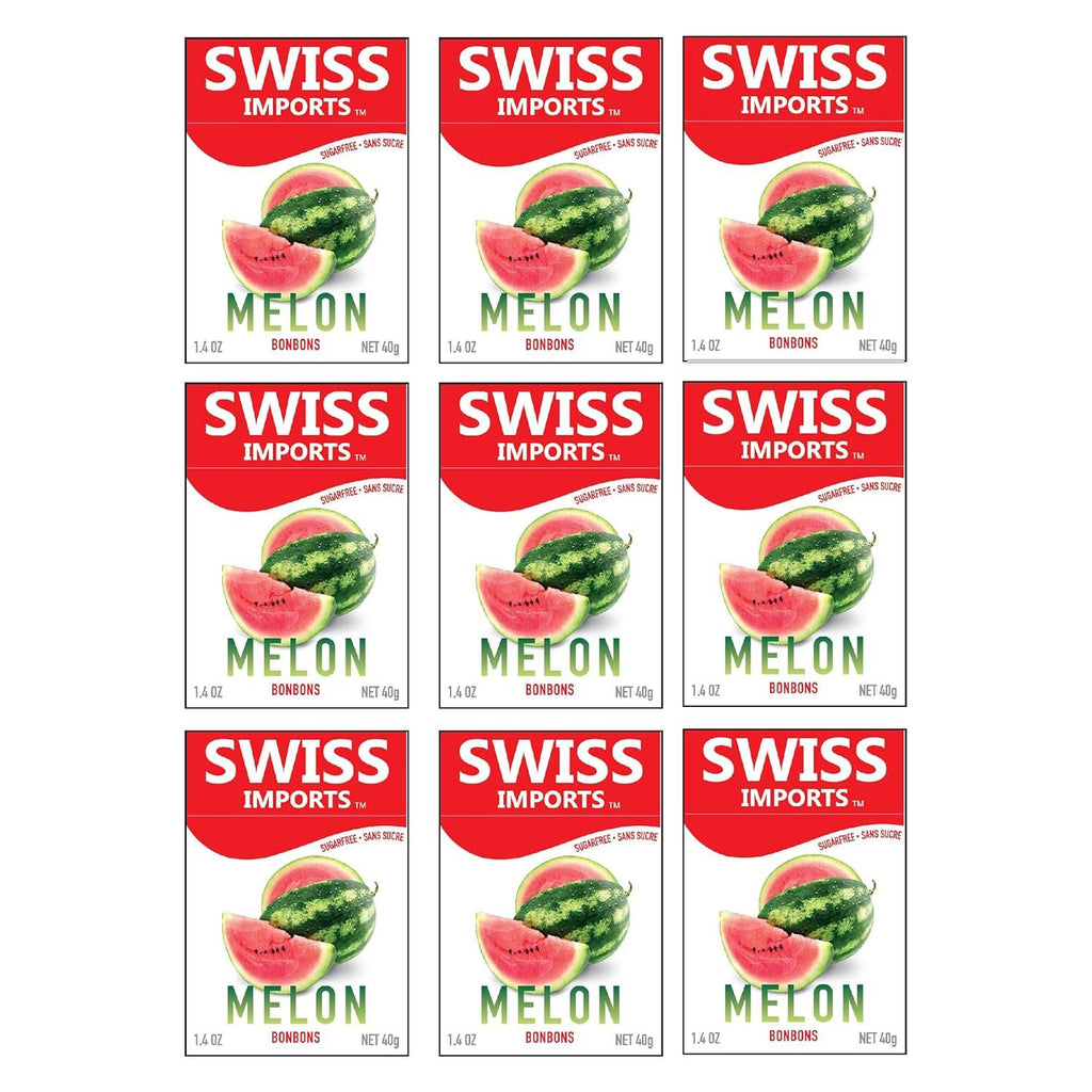 Swiss Imports Melon Sugarfree Candy Bonbons - 1.4oz