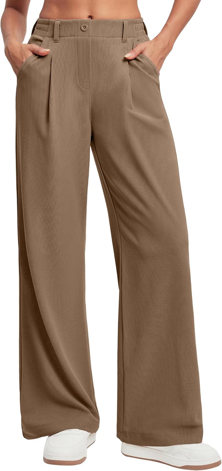 Ewedoos Wide Leg Dress Work Pants for Women Business Casual Office Outfits