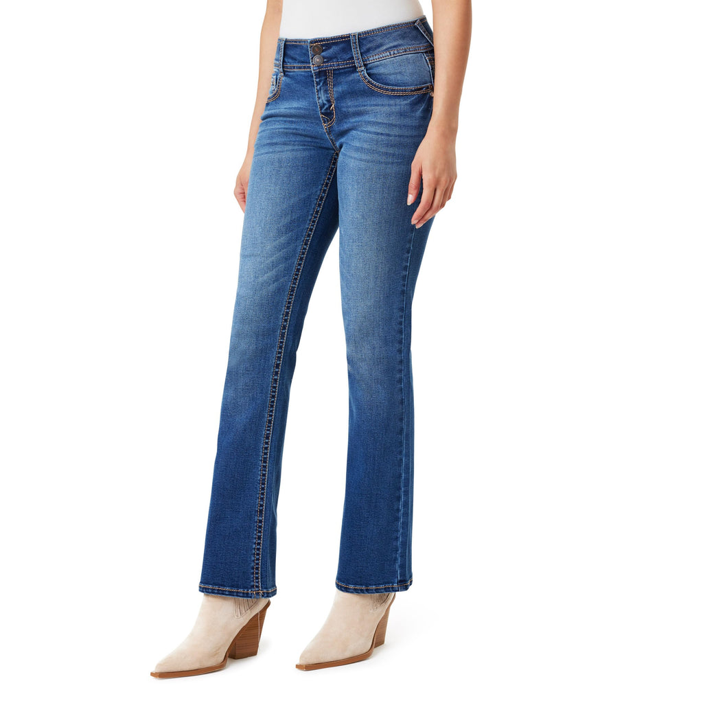 WallFlower Luscious Curvy Bootcut Jeans for Women, Sizes 0-24