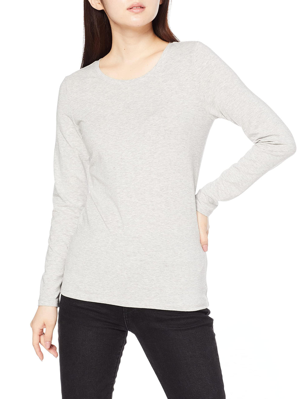 Amazon Essentials Women's Regular-Fit Long-Sleeve Crewneck T-Shirt (Available in Plus Size)