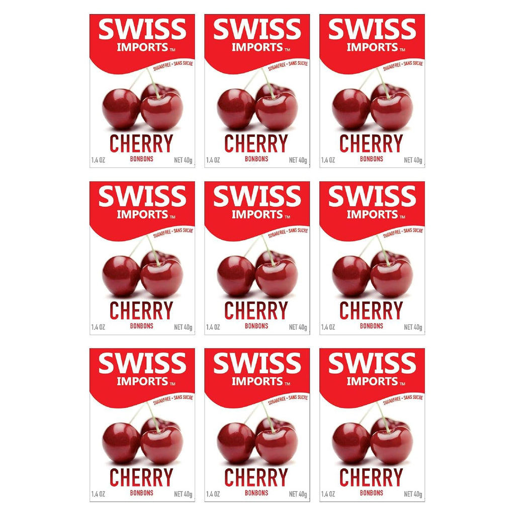 Swiss Imports Cherry Sugarfree Candy Bonbons - 1.4oz