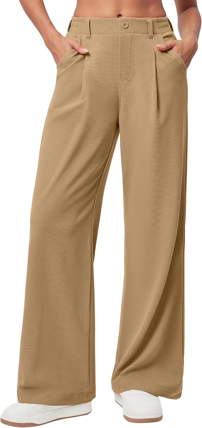 Ewedoos Wide Leg Dress Work Pants for Women Business Casual Office Outfits