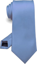 RBOCOTT Solid Color Tie Formal Necktie for Men