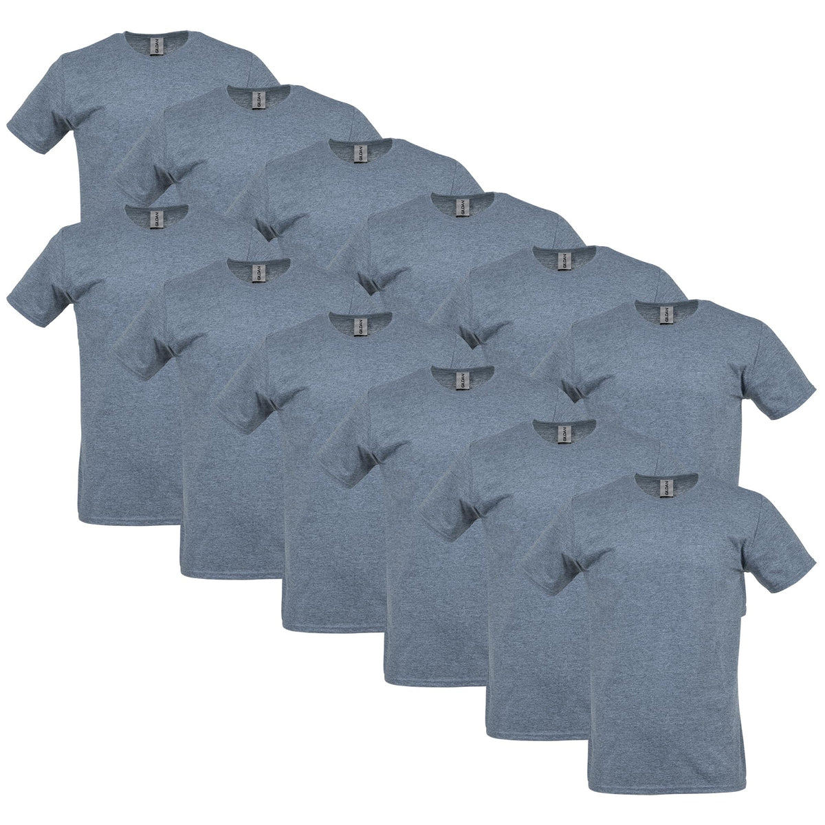 Gildan Adult Softstyle Cotton T-Shirt, Style G64000, Multipack