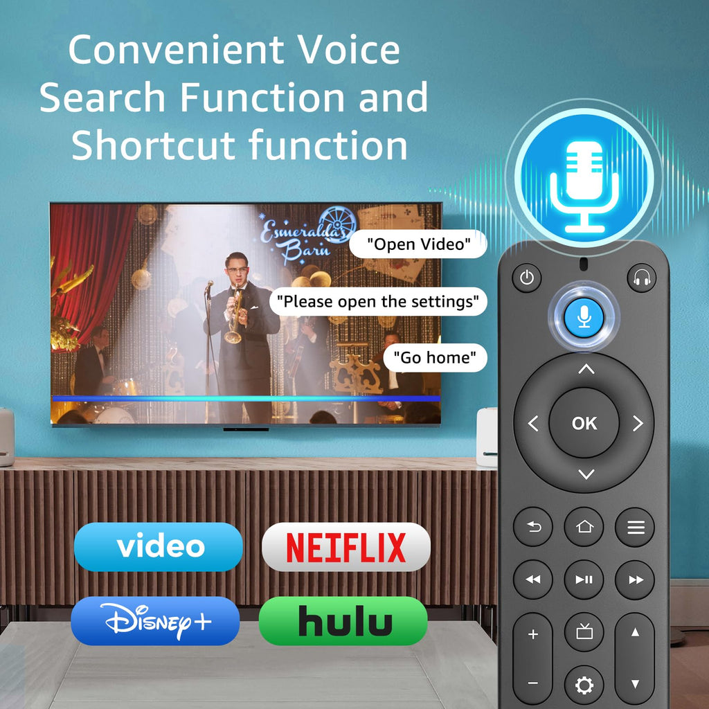 (2 Pack) Replacement Remote Control for Roku TV, for TCL Roku/Onn Roku TVs
