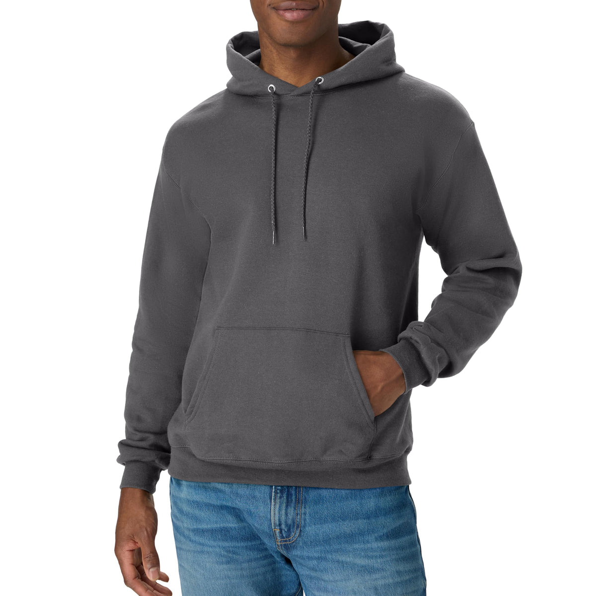 Hanes Men's Hoodie - EcoSmart Fleece Hooded Sweatshirt for Men & Women - Midweight Fleece - Big & Tall Available