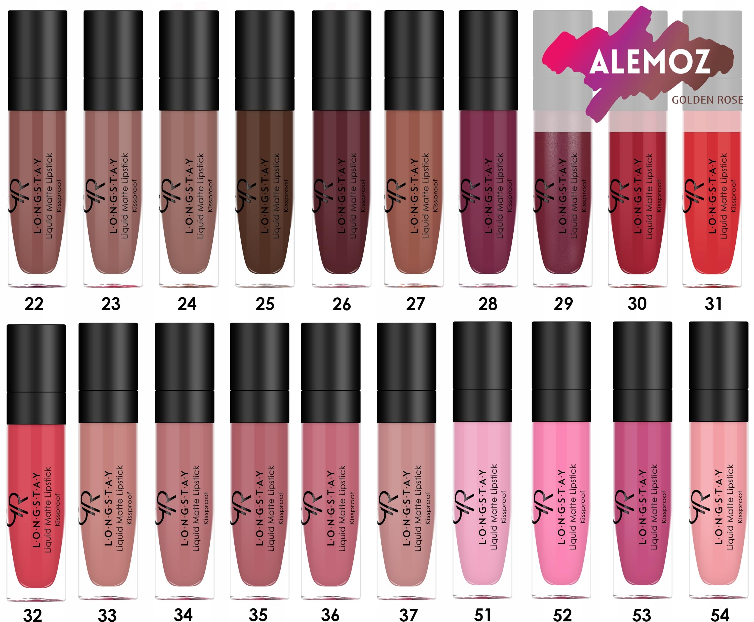 Golden Rose Matte Lipkit Scarlet Red