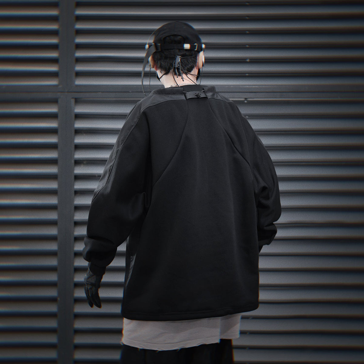 HiH55 Patchwork I-Tech Crewneck