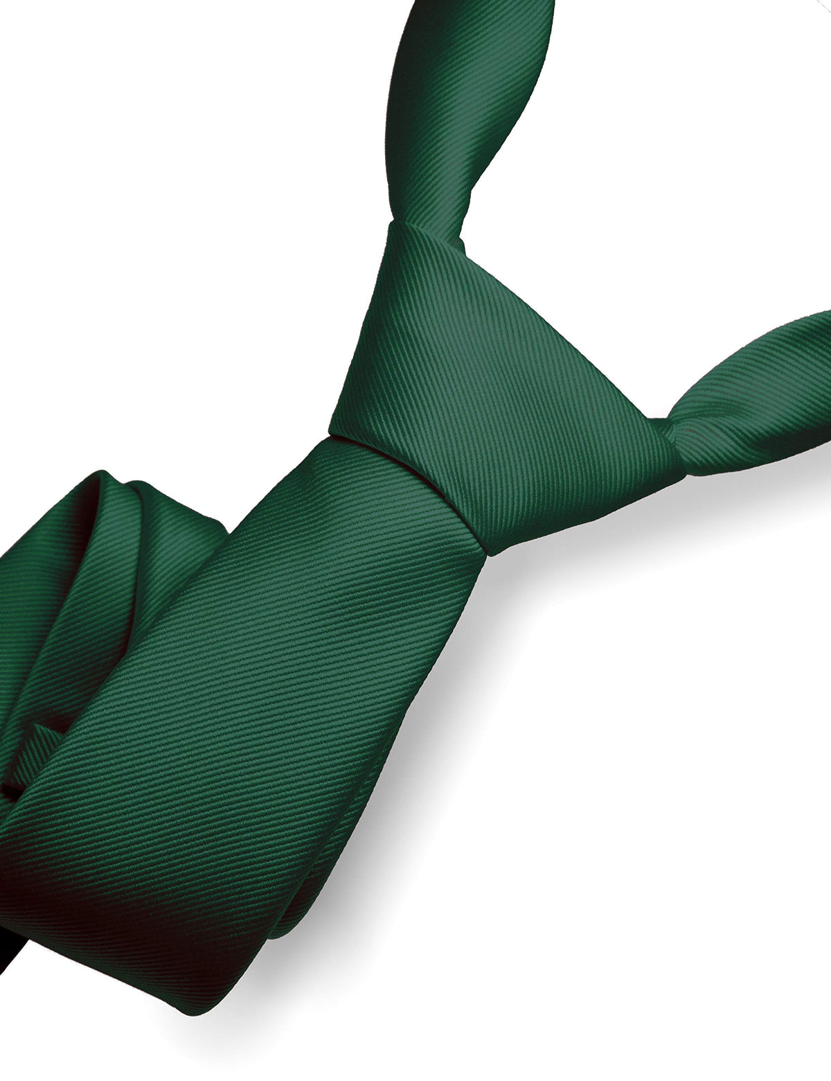 RBOCOTT Solid Color Tie Formal Necktie for Men