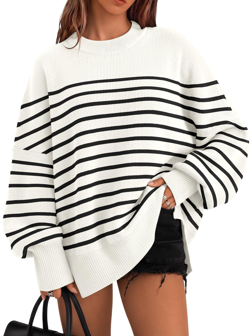 LILLUSORY Oversized Sweaters for Women 2026 Fall Fashion Outfits Clothes