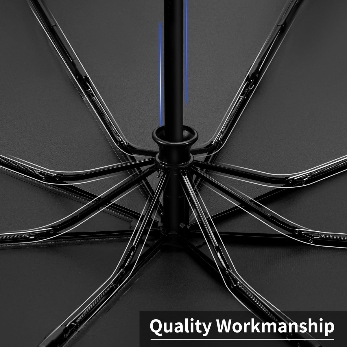 Seniny Windproof Travel Umbrella, Automatic Umbrellas for Rain, Portable & Compact Umbrellas for Backpack, Strong UV for Protection, Folding Small Sun Umbrella for Car, Walking