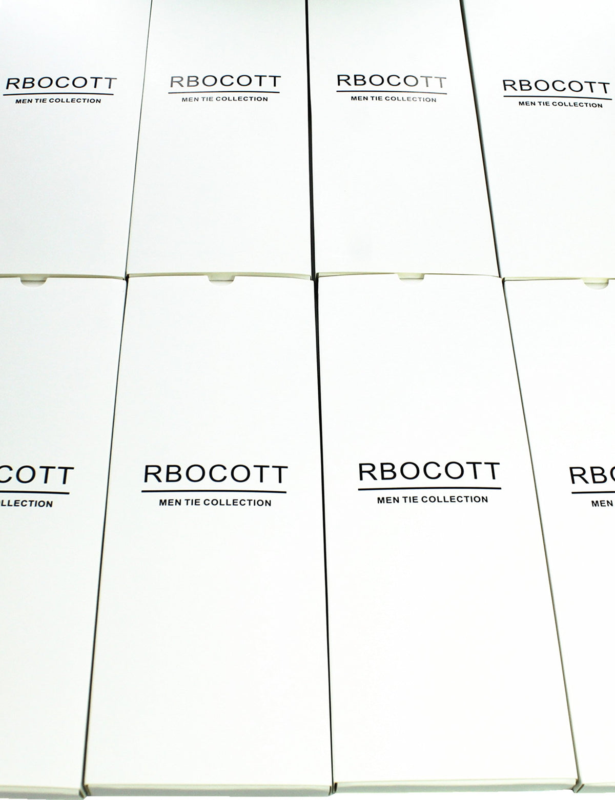 RBOCOTT Solid Color Tie Formal Necktie for Men