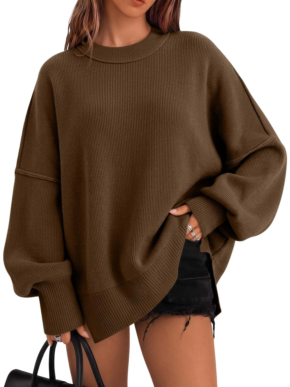 LILLUSORY Oversized Sweaters for Women 2026 Fall Fashion Outfits Clothes