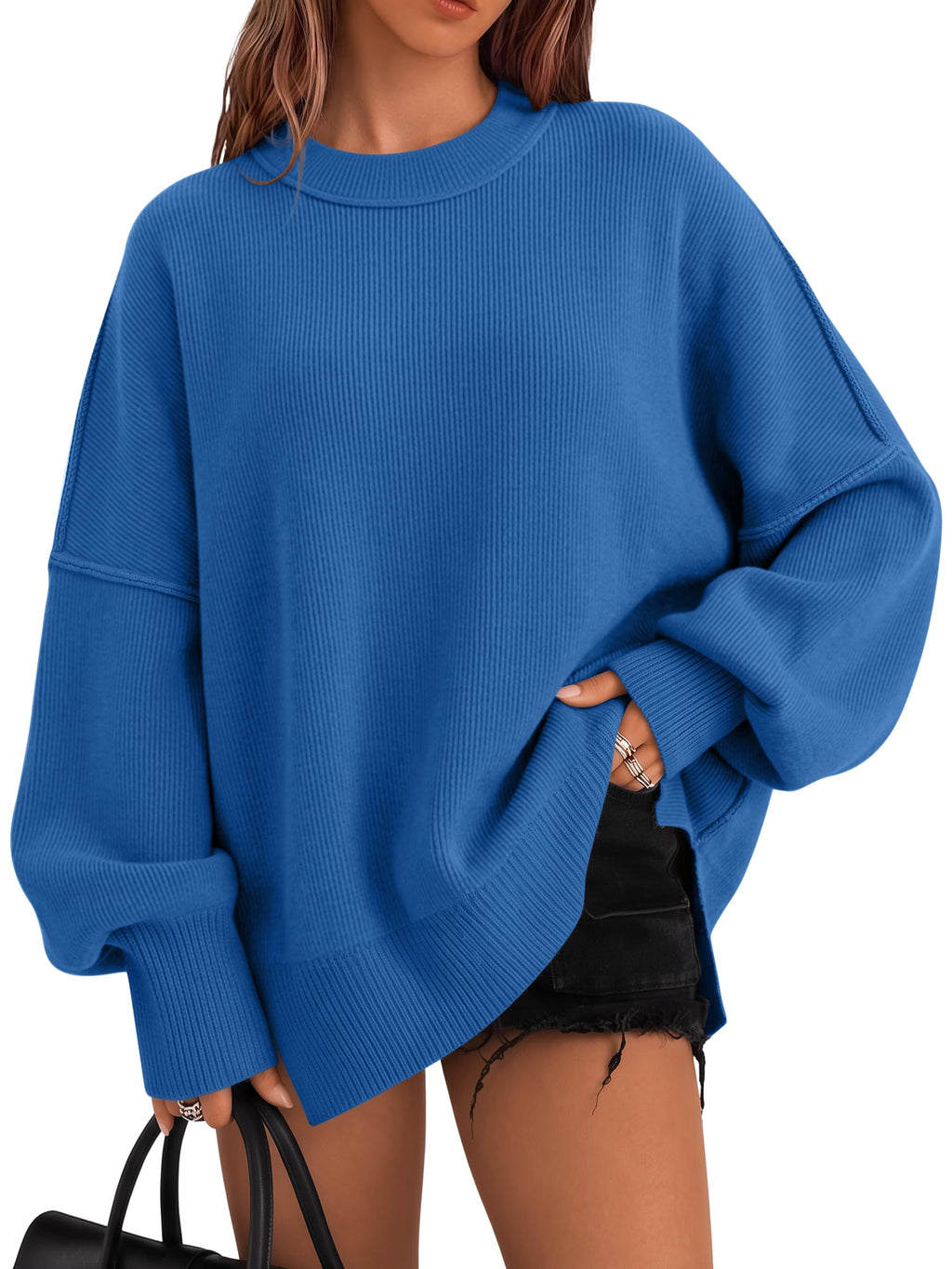 LILLUSORY Oversized Sweaters for Women 2026 Fall Fashion Outfits Clothes