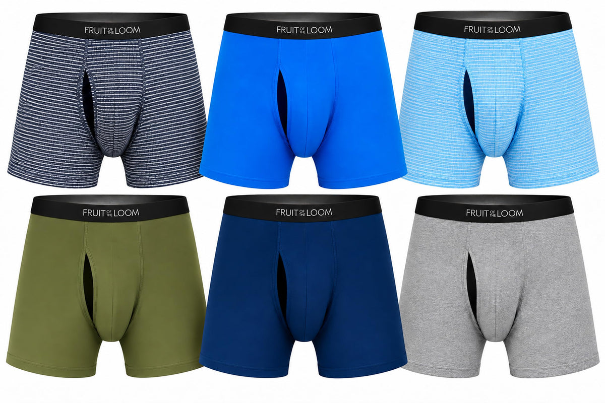 Fruit of the Loom Men's Coolzone Boxer Briefs, Moisture Wicking & Breathable