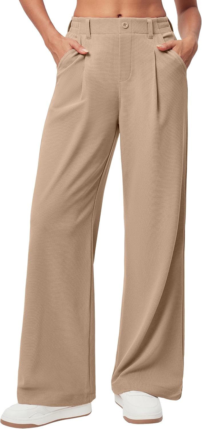 Ewedoos Wide Leg Dress Work Pants for Women Business Casual Office Outfits