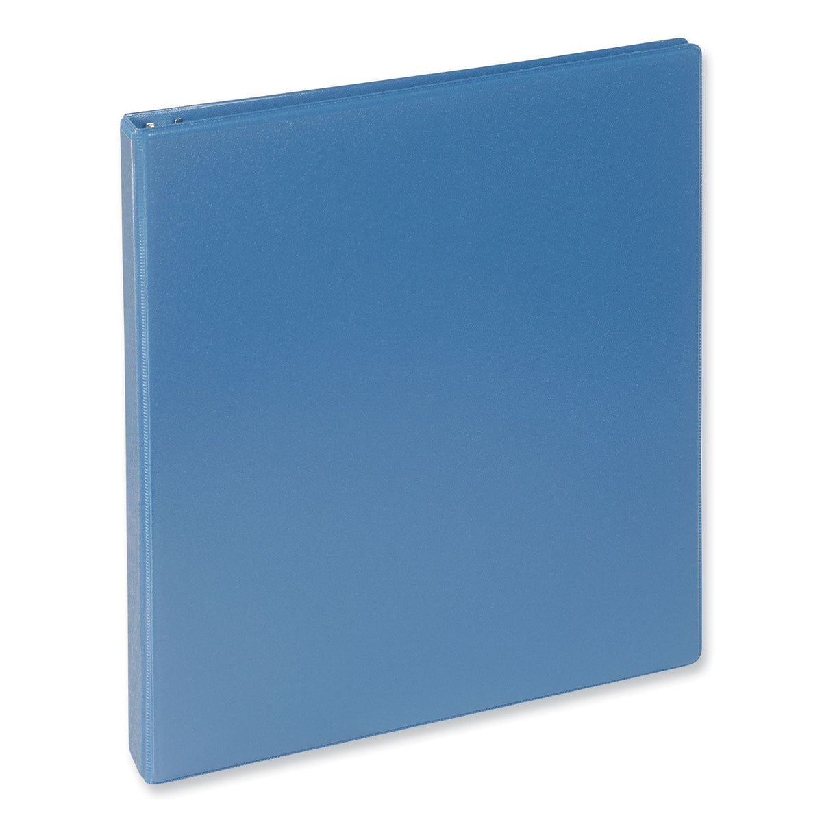 Universal Slant D-Ring View Binder, 3 Rings, 0.5" Capacity, 11 x 8.5, Light Blue