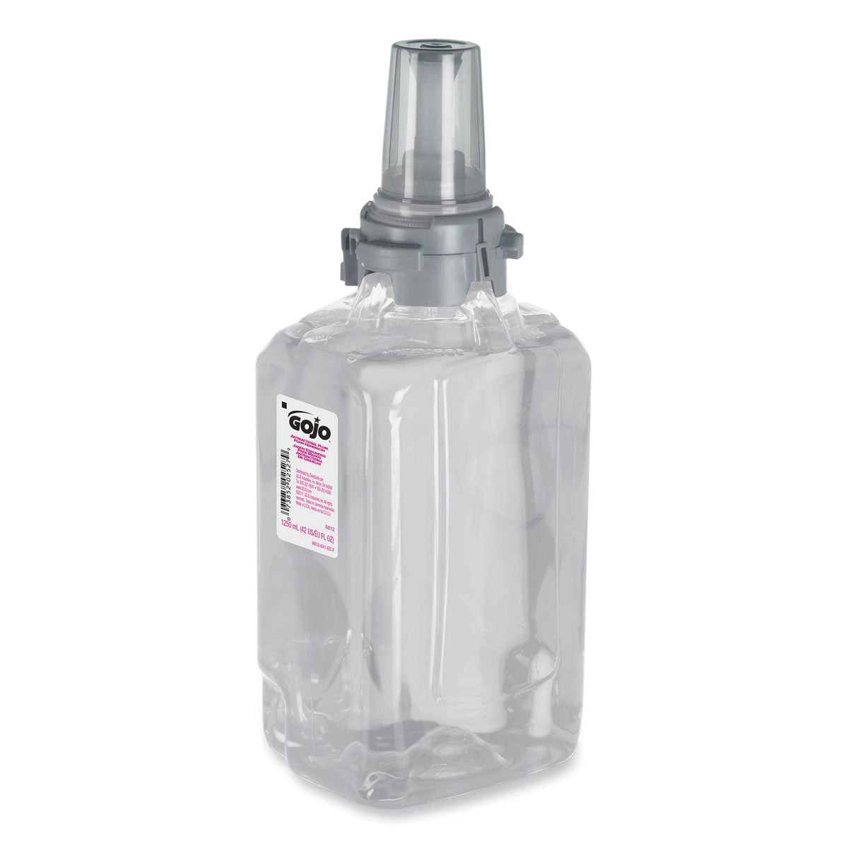 GOJO Antibacterial Foam Hand Wash Refill, For ADX-12 Dispenser, Plum Scent, 1,250 mL