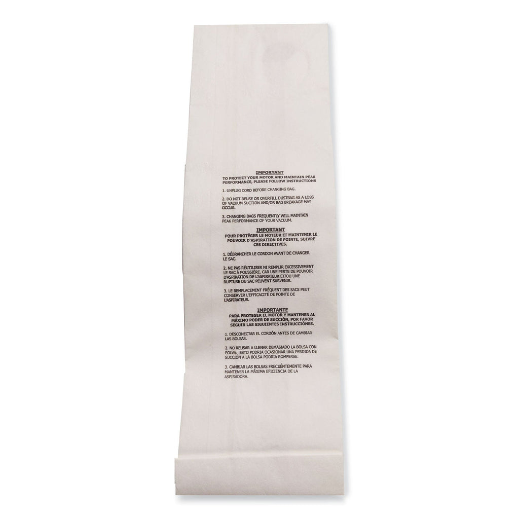 VacFX Vacuum Filter Bags Designed to Fit Allstar Javelin 12'' Series/Windsor Sensor S/S2/XP/Veramatic Plus, 100/CT