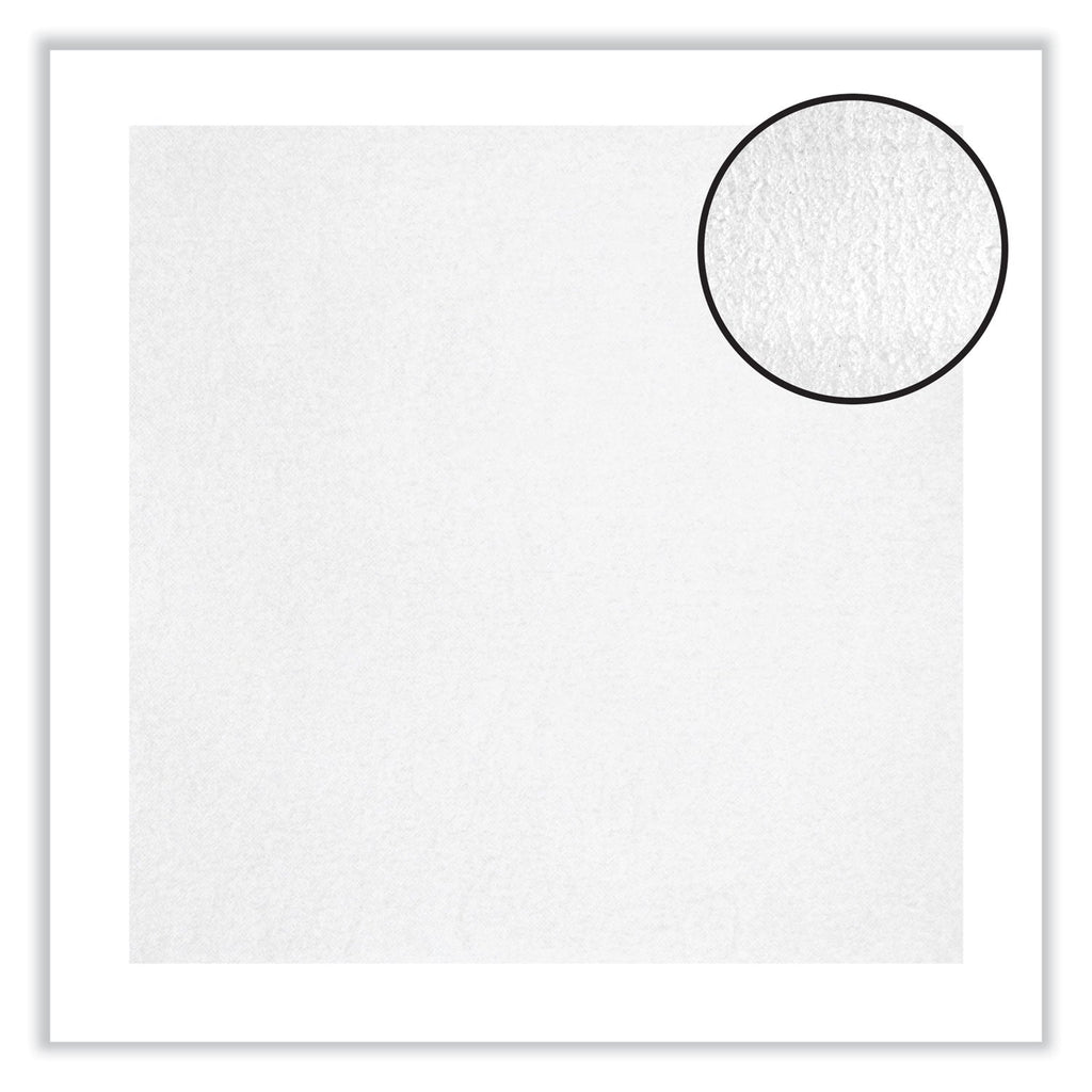 Hoffmaster Linen-Like Natural Flat Pack Napkin, Ultraply, 16" x 16", White, 1,200/Carton
